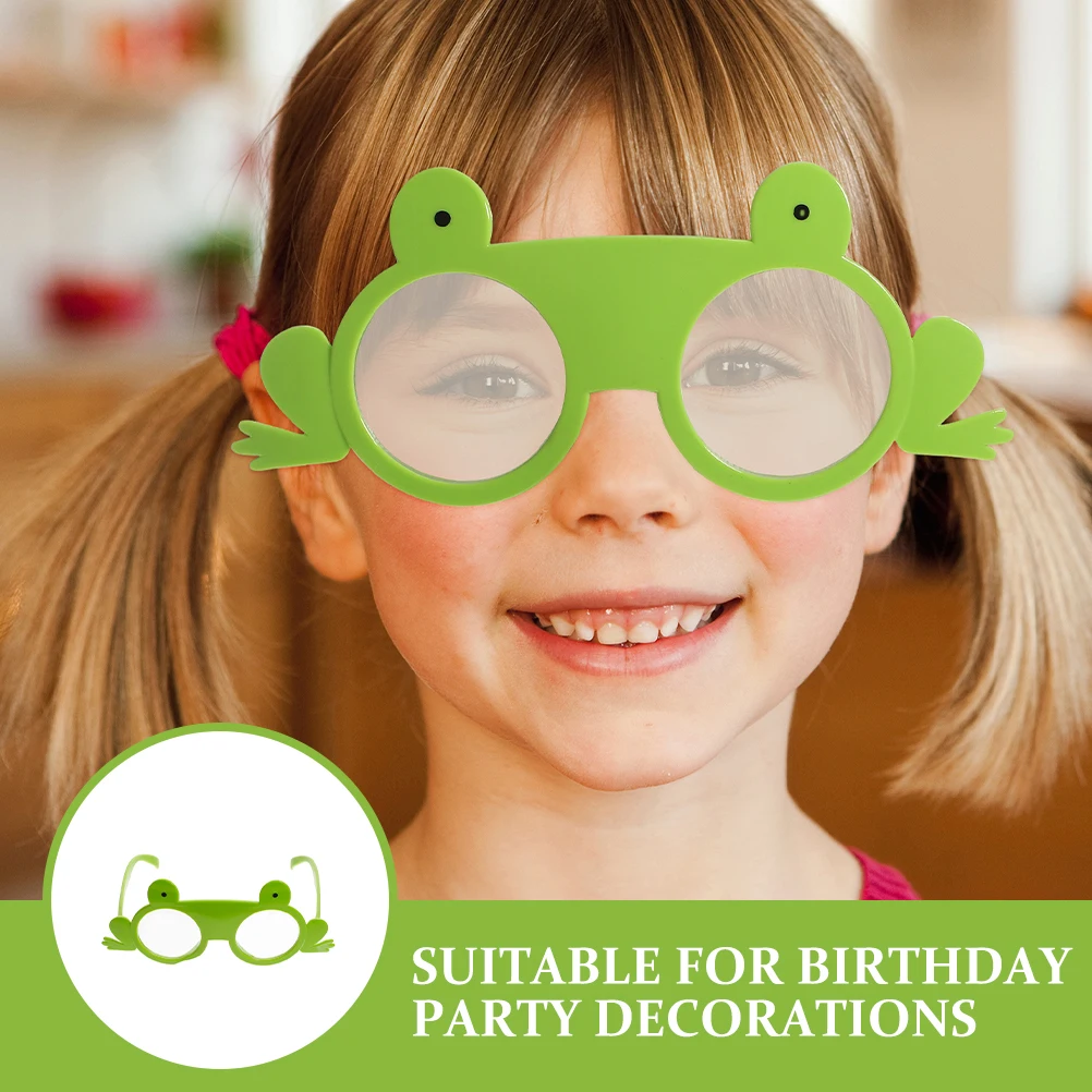 

Cute Frog Sunglasses for Kids Birthday Party Decorations Glasses Suitable for Children Fun Party Favors Eye Frog Toy Accessories