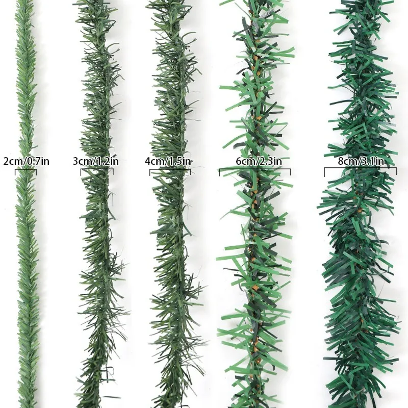 12pc Green Pine Wreath Bases 6