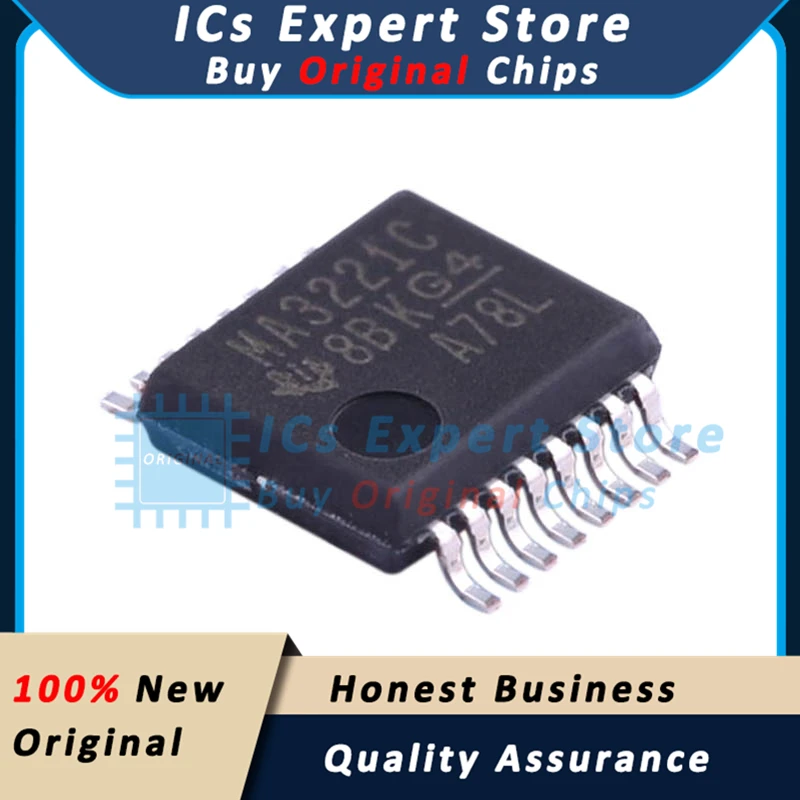 10PCS/LOT Original IC Chips MAX3221CDBR RS3232 Chip MA3221C MAX3221CDBR SSOP-16