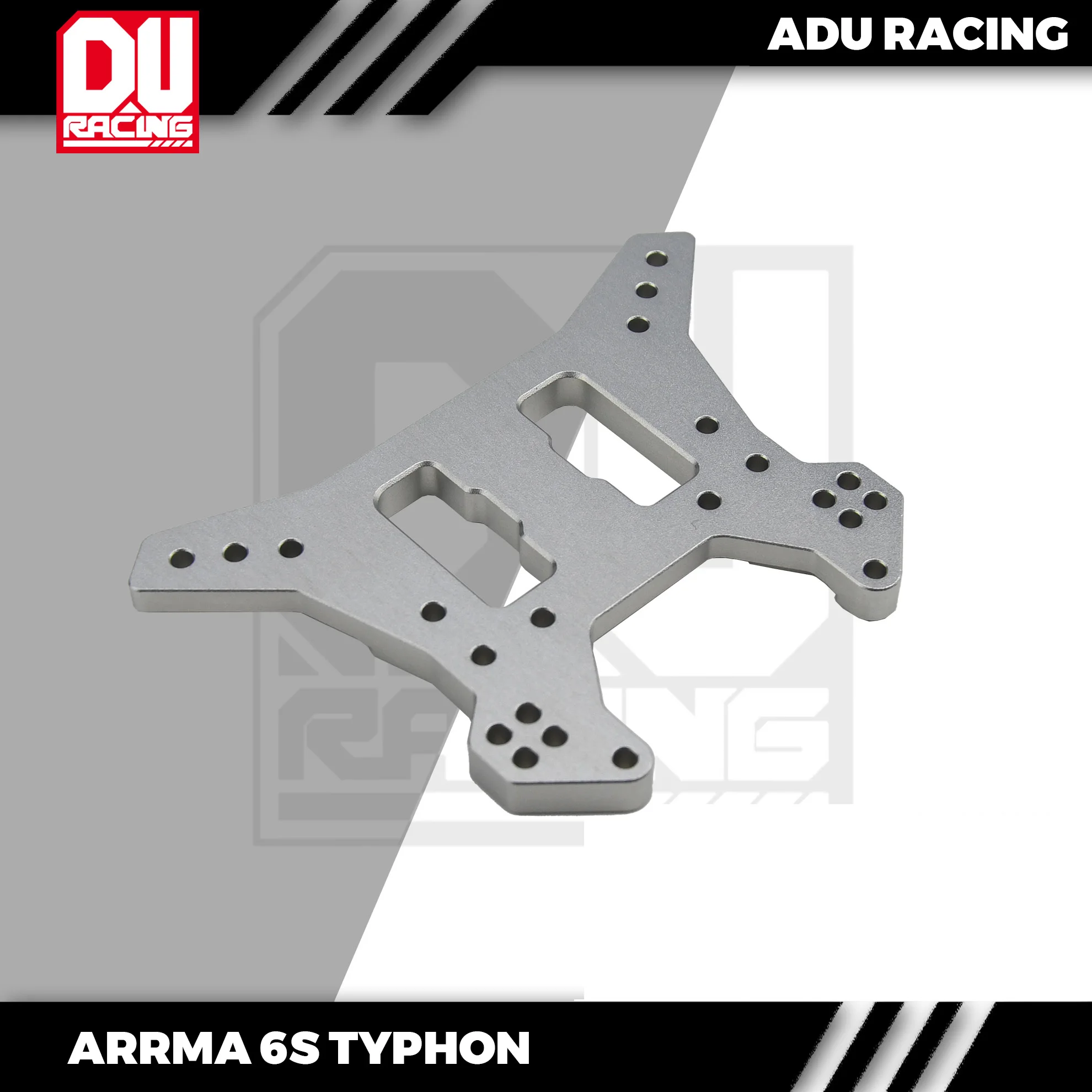 ADU Racing REAR SHOCK TOWER CNC 7075-T6 ALUMINUM FOR ARRMA 6s TYPHON