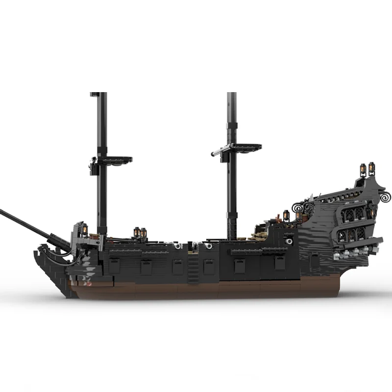 2478pcs MOC Pirate Ship Piratesed Model Building Blocks Architecture Toys Assemble DIY Idea Education Christmas Gift Brick Kids