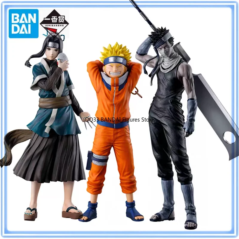 

Bandai Original Ichiban Kuji NARUTO Dazna Momochi Zabuza Haku Uzumaki Naruto MASTERLISE Figure Prize Action Model Collectibles