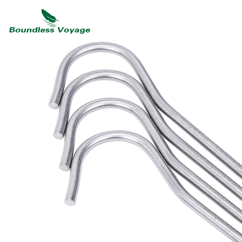 Boundless voyagepioli per tende in lega di titanio campeggio escursionismo arrampicata picchetti per unghie ultraleggeri
