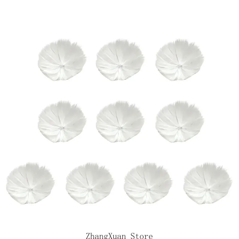 Federblumen-Applikationsset für Anlass-Styling, Kleider, Haarschmuck und Kostüme 3XUF – Detail 5
