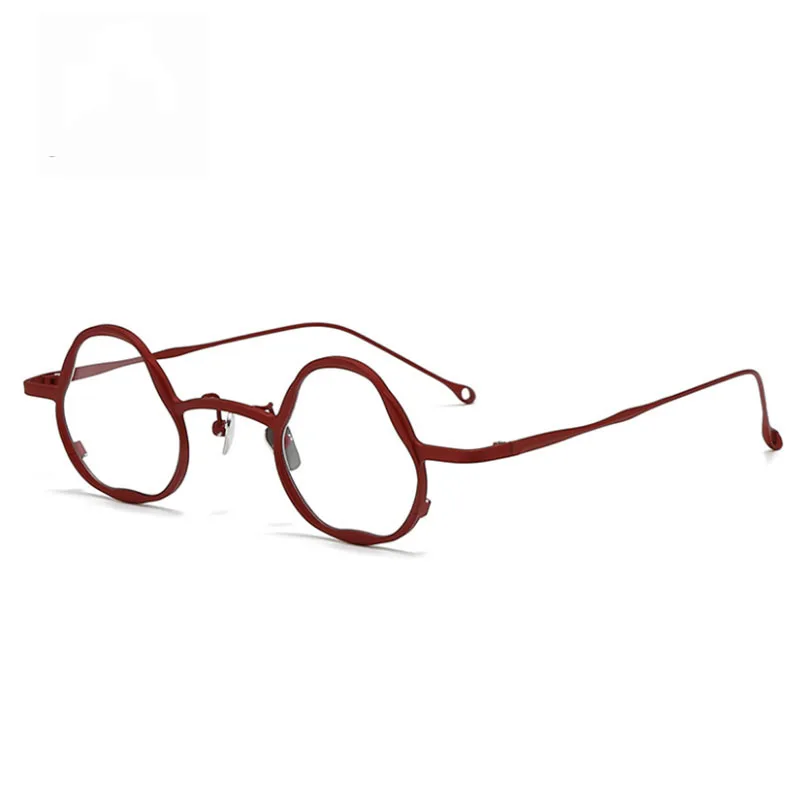 Belight Optical Vintage Flower Shape Titanium Vintage Retro Women Men Prescription Eyeglasses Spectacle Frame RG1080TI