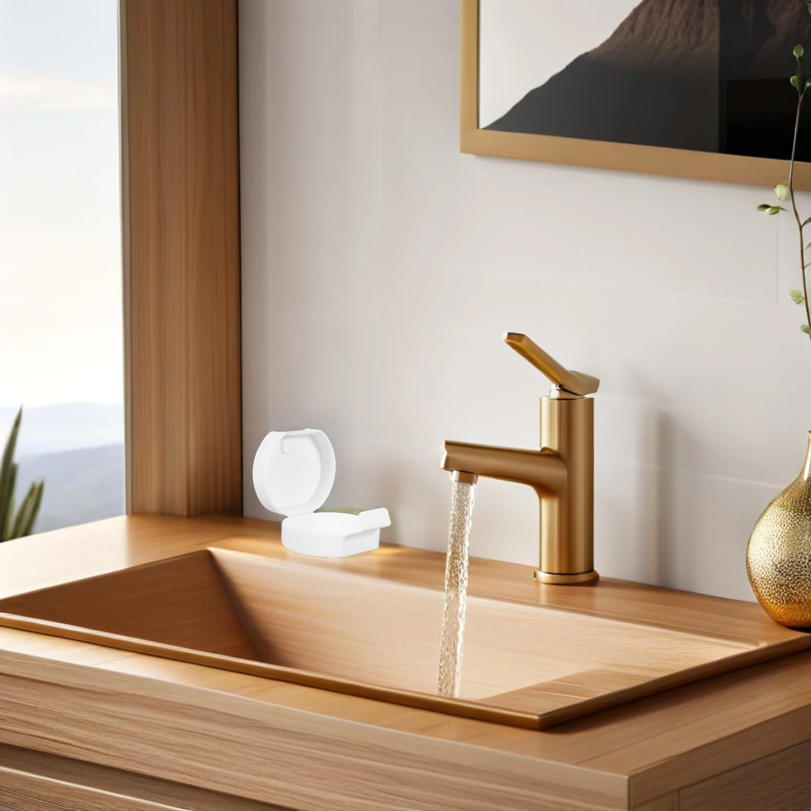 

Portable Box Waterproof Sealed Travel Soap Dish With Locking Buckle For Gym Outdoor Activities Soap Holder Case