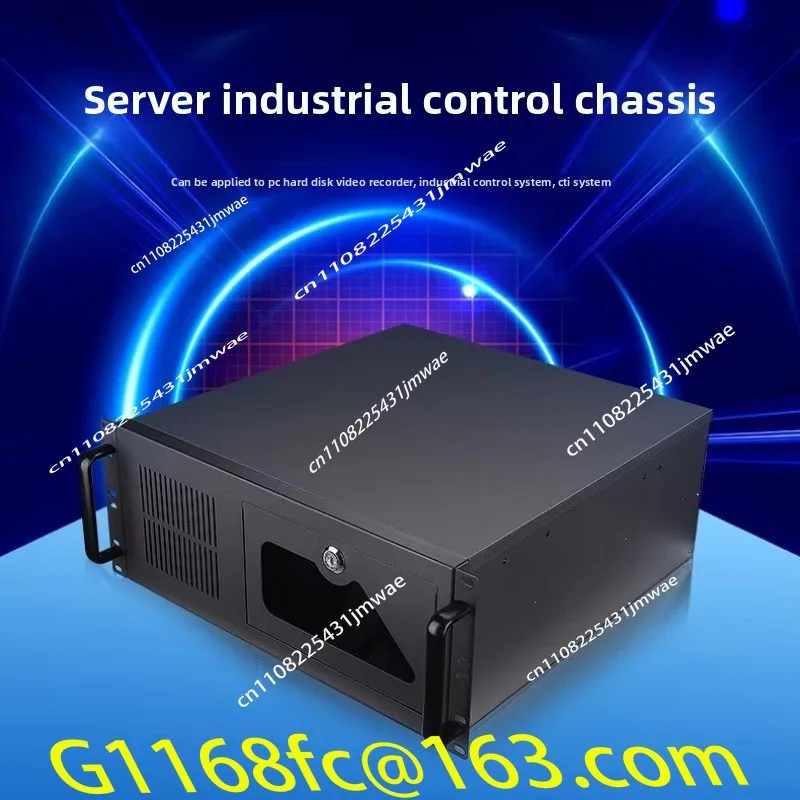 4U Industrial Control Chassis 610 Computer Server Chassis ATX Power Supply 7 Slots 19 Inch Rack