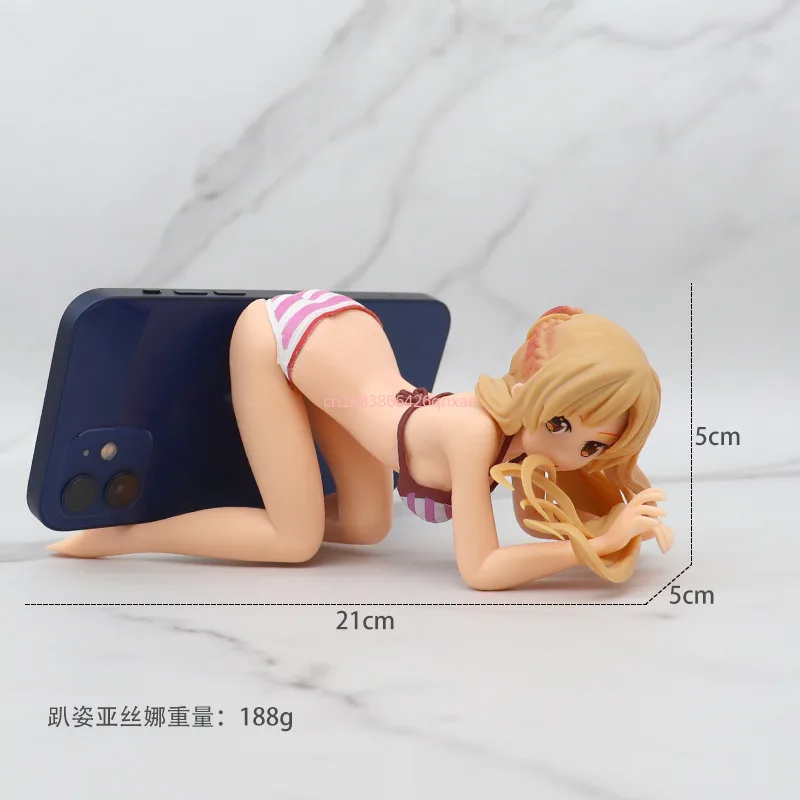 Op voorraad Asuna liggend 2D Sword Art Online figuurzwempak Yuuki Asuna sexy figuur speelgoedcadeaucollectie