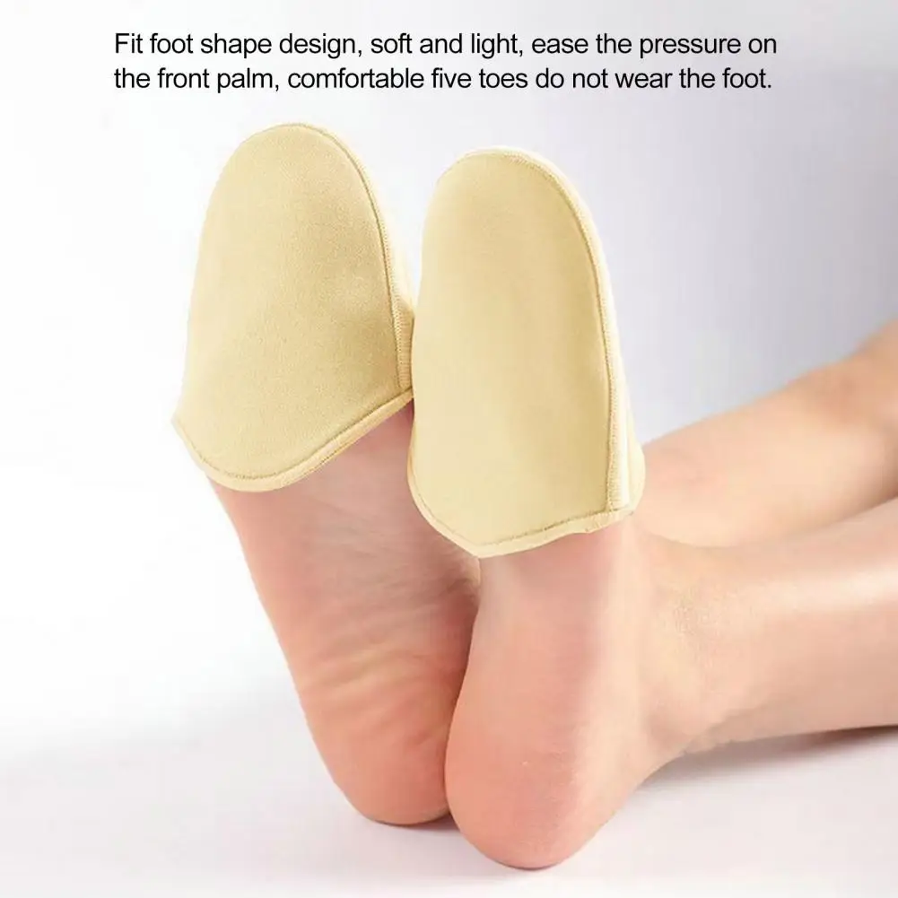 Cushioned Foot Protector Ballet Shoe Sponge Insert Pads for Forefoot Pressure Relief Reusable Toe Protector for Dance