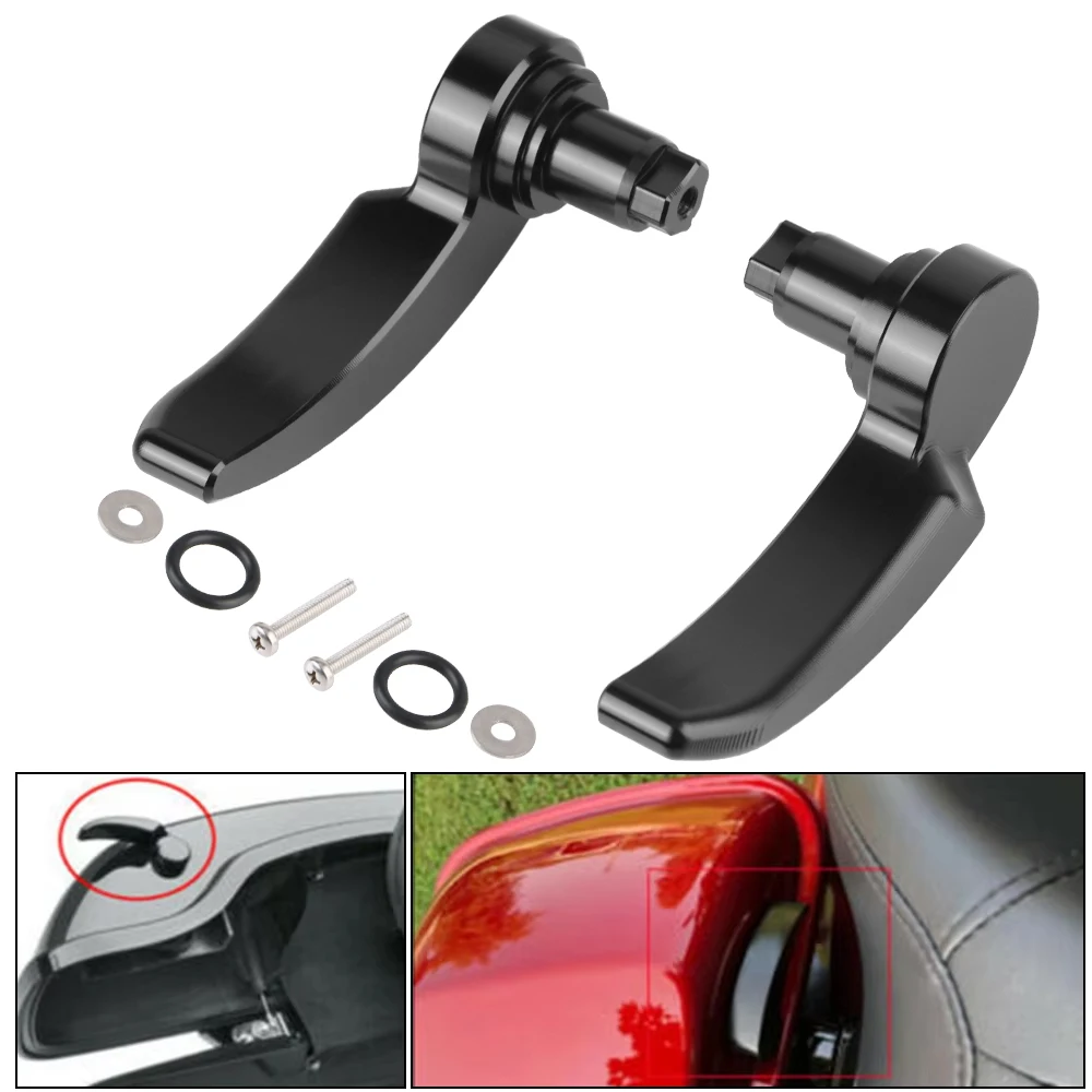 Stable Performance Saddle Bag for Harley Davidson Touring Street Glide Lifter Saddle Bag Latch Handles Saddlebag Latch Kits