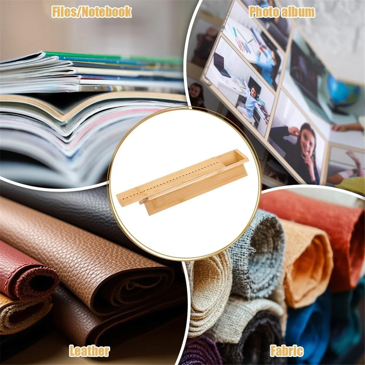 

A83Z, 26 шт., бамбуковая подставка для переплета книг с переплетными принадлежностями для поделок своими руками, набор инструментов для штамповки подписи