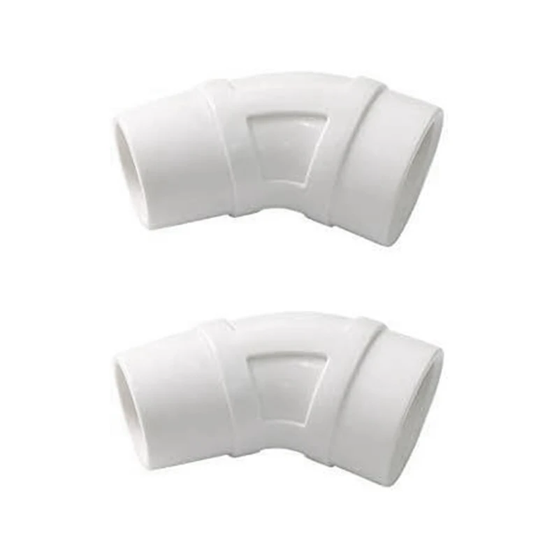 

2 упаковки очистителя бассейна, 45-градусный локоть W70244, замена для Zodiac Baracuda G2 G3 G4, средства для чистки бассейна, простая установка