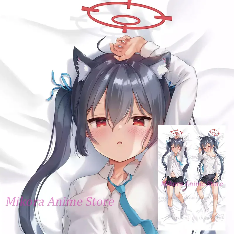 Dakimakura Kuromi Serika Blue Archive Anime Body Pillow Cover Double Sided Print Life Size Pillowcase Gift