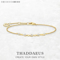 Bracelet Modern Touch New Link Chain 925 Sterling Silver Classic Happiness Jewelry Gift For Women