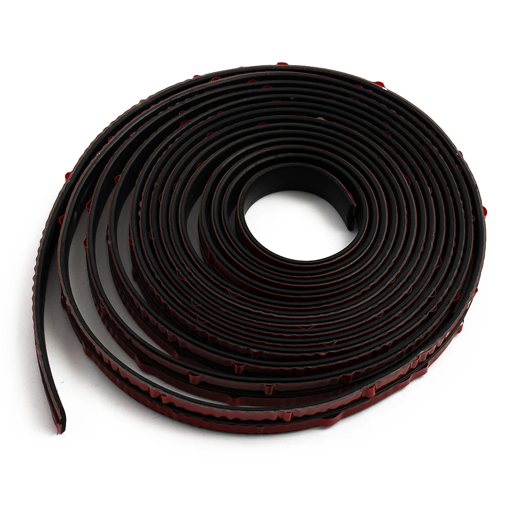 Black Rubber Seal Strip Car Waterproof Windshield With tape 3Meter*1.5cm EPDM Rear triangle Soundproof Sunroof