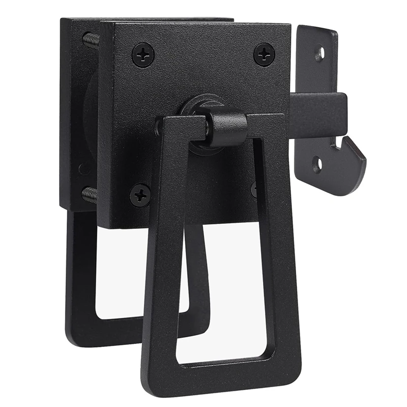 Heavy Duty Gate Latch, Double Side Gate Latches, Matte Black Fence Latch, Garden Door Latch, Pool Gate Latch