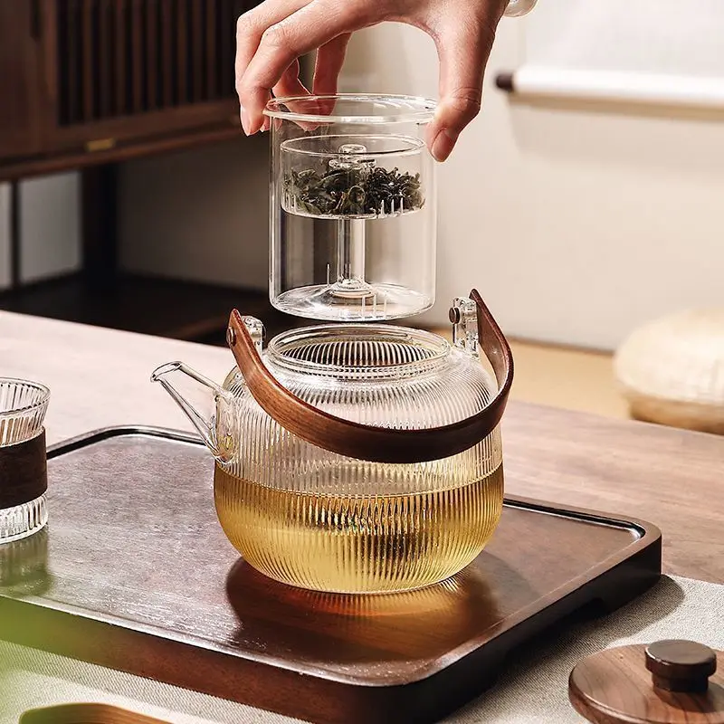 Glass Teapot Making Tea Household High-temperature Electric Ceramic Stove Tea Maker Fruit Tea Set