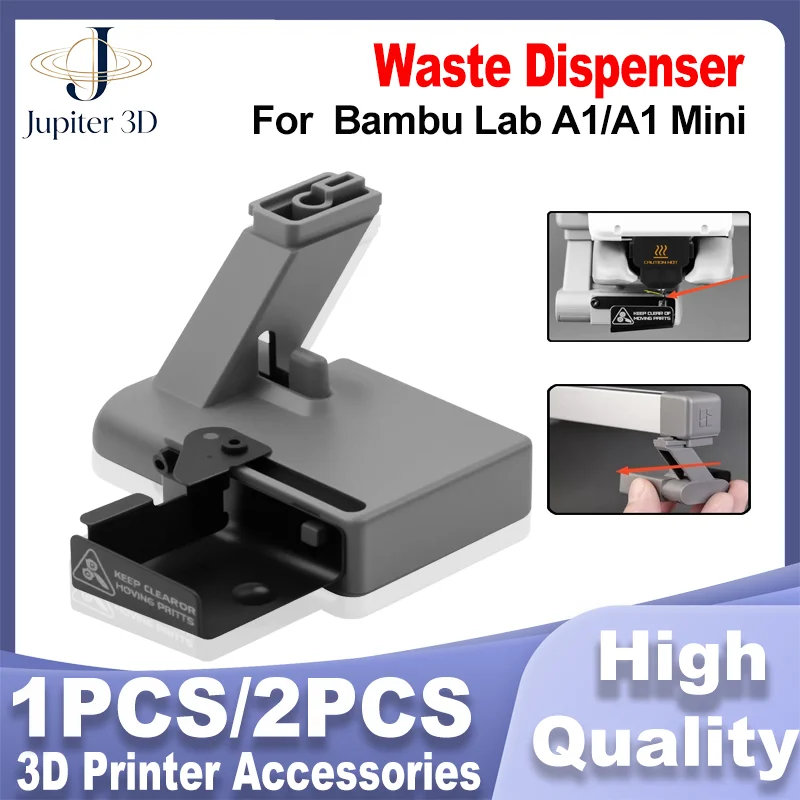 For Bambu Lab A1 mini Purge Wiper Dispensing Component Oozing Collect and Clean Waste Materials For A1/A1 mini 3D Printer Parts