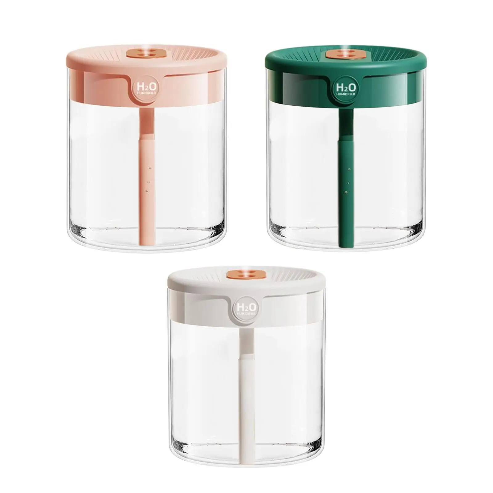 Увлажнитель воздуха с ночником, бесшумная работа, 2 режима распыления, диффузор для стола