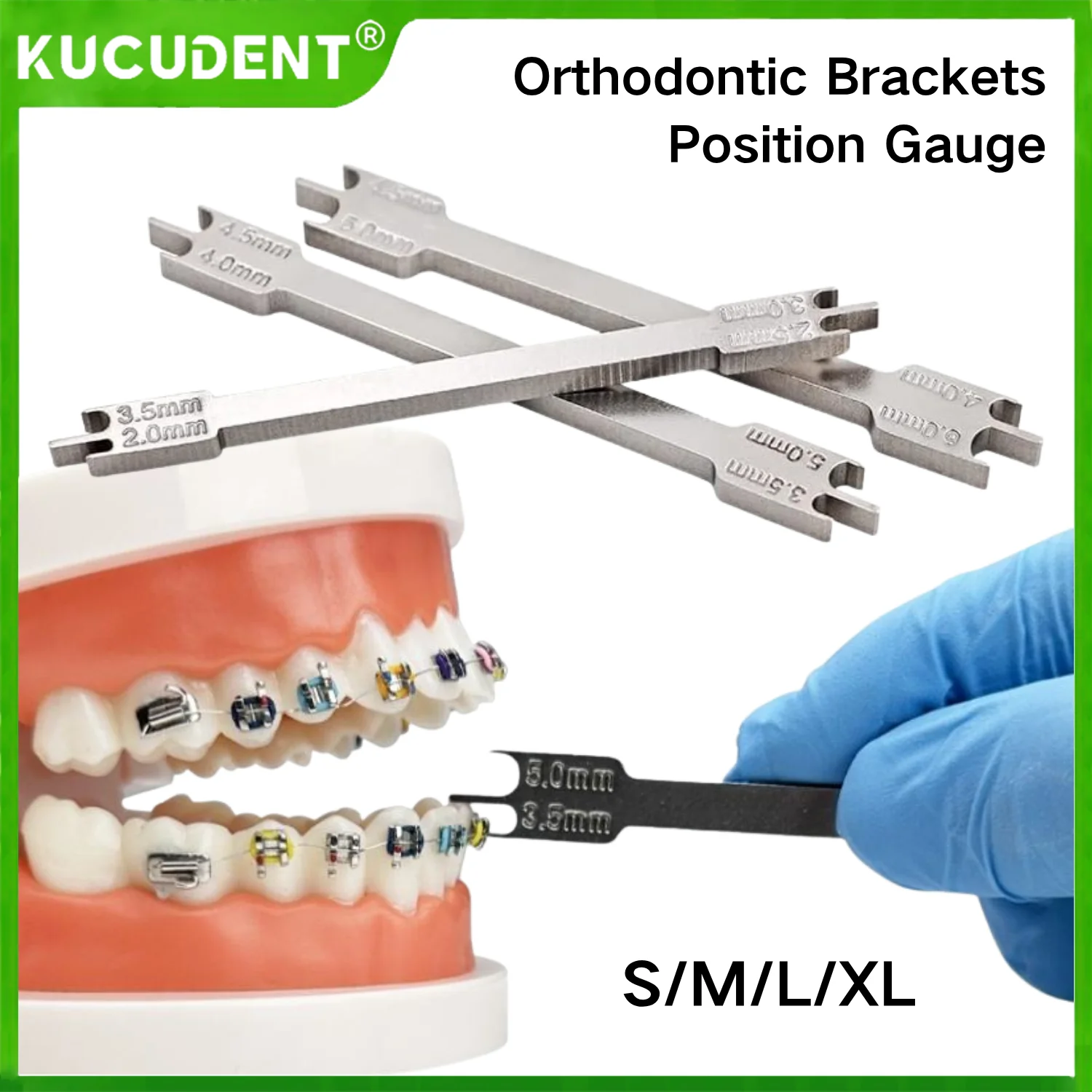 

1 шт., стоматологические ортодонтические брекеты, датчик положения, регулируемый кронштейн, локатор, стержень, позиционер для зубов, стоматологические инструменты из нержавеющей стали