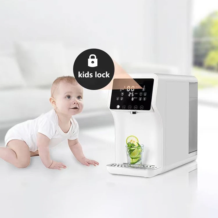 مصنع الجملة 100gpd RO أجهزة تنقية المياه كونترتوب لحظة موزع مرشح الماء الساخن 3 ثانية للاستخدام المنزلي