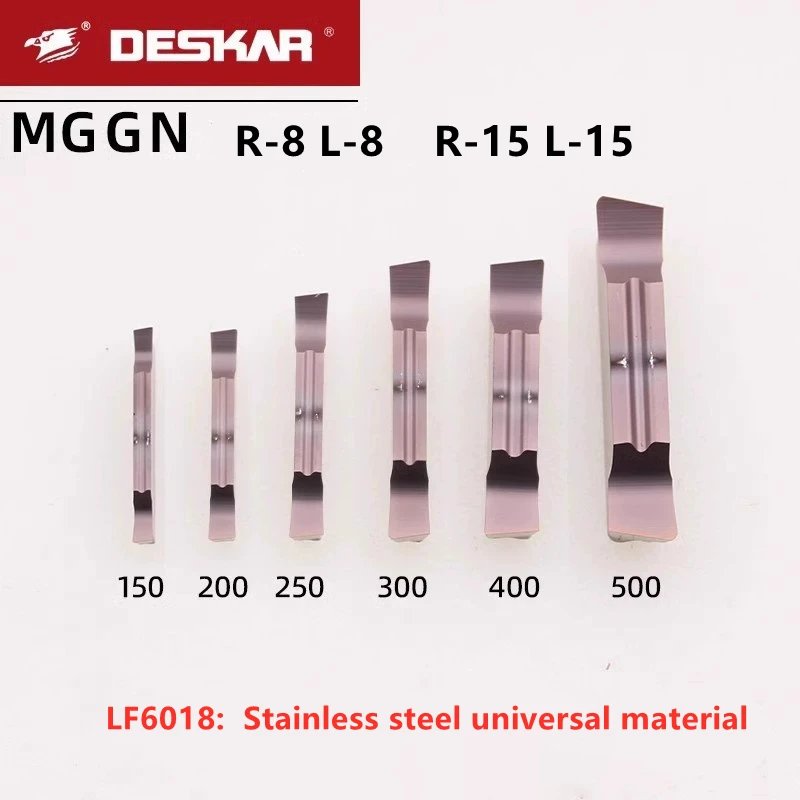 

Deskar Mggn150 Mggn200 Mggn250 Mggn300 Mggn350 Mggn400 Mggn500 R-15 L-15 R-8 L-8 Lf6018 Turning Cnc Carbide Grooving Insert