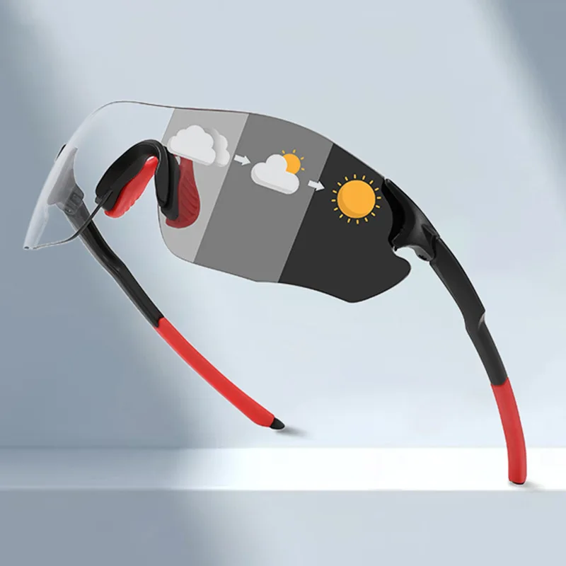 

Photochromic Outdoor Sports Sunglasses Men Women MTB Bike Running Cycling Hinking Goggles Sunlight to Grey