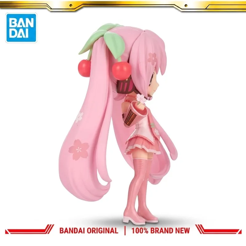 【在庫あり】バンダイオリジナル、バンプレスト製、vocaloid-初音ミクのアクションフィギュア、新品、箱入り、アニメキャラクターのおもちゃ。