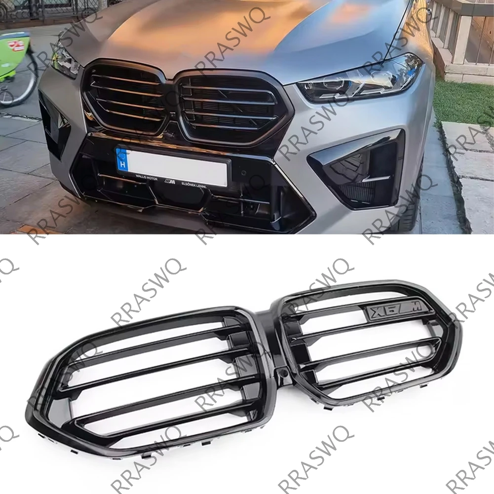 Охлаждающая сетка переднего бампера LCI, решетка капота, подходит для BMW X6 G06 2023+ M60i M50D xDrive30i 40i/X5M F95 X6M F96 2019-2024 Охлаждающая сетка переднего бампера LCI, решетка капота, подходит для BMW X6 G06 2023+ M60i M50D xDrive30i 40i/X5M F95 X6M F96 2019-2024