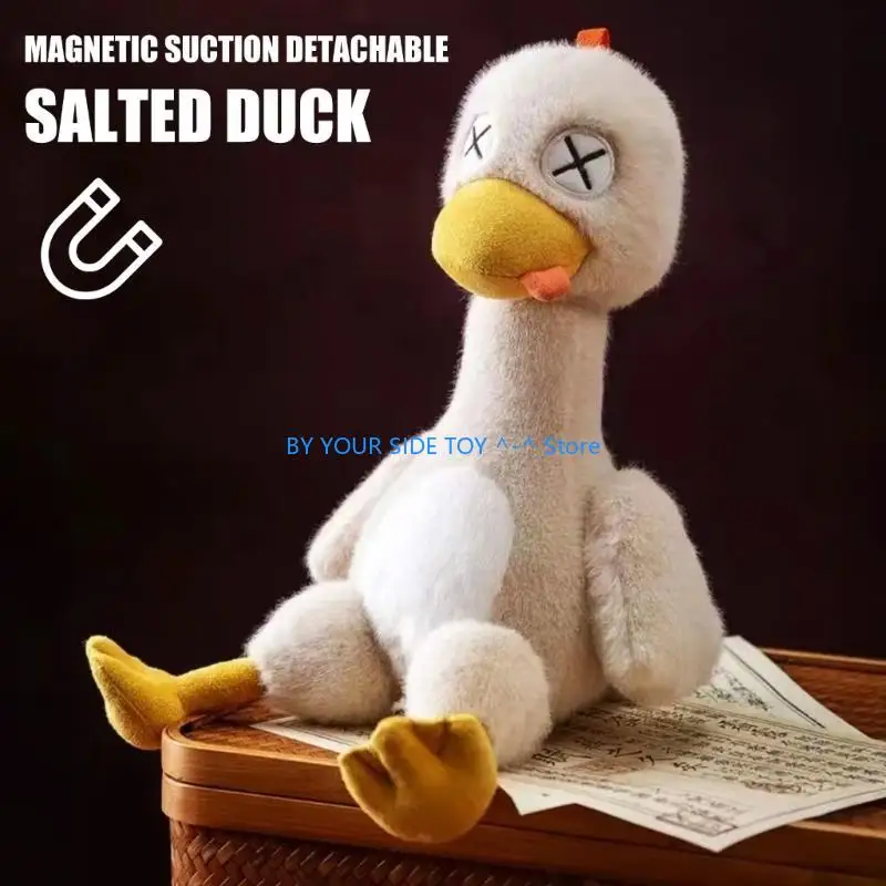 

Duck Plush Stuffed Animal Toy Leg Soft Cotton Fill for Children Interactive Play Portable Design U6XE