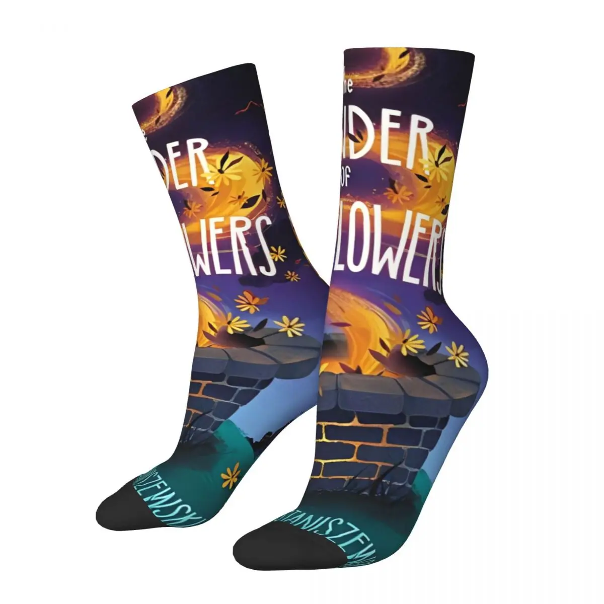 Alice In Wonderland Socks Elegant Stockings Couple High Quality Outdoor Sports Socks Winter Graphic Anti Bacterial Socks