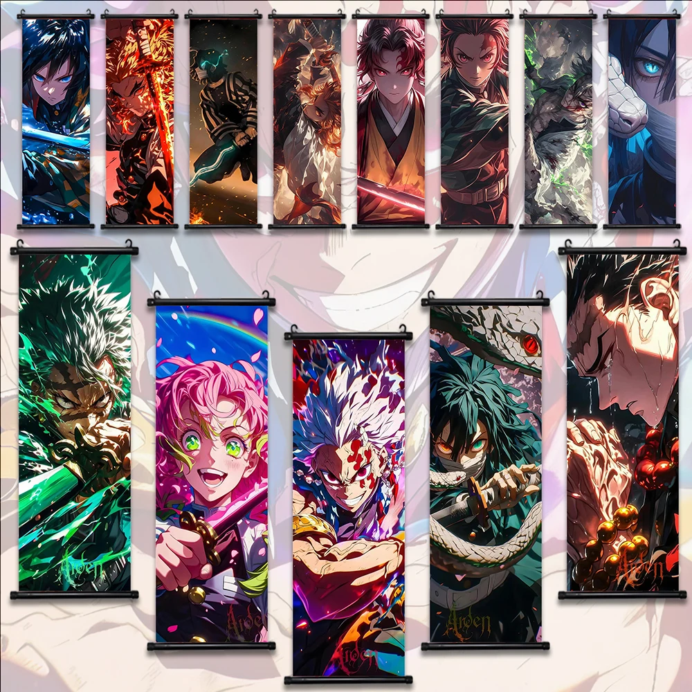 

Demon Slayer Hashira Home Decoration Art Wallpaper Comic Wall Artwork Canvas Painting Picture Print Anime Hanging Scroll Poster