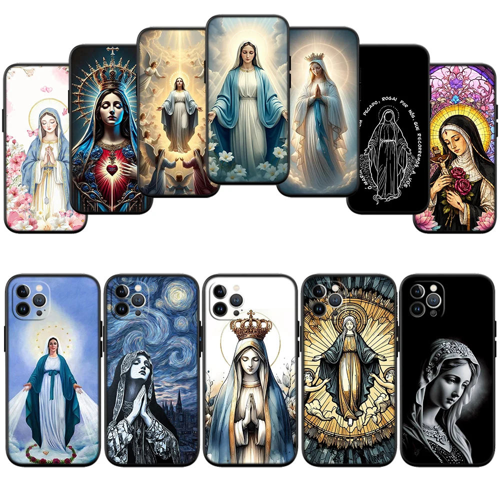 II70 Virgen Maria Phone Case for Samsung Galaxy S26 Ultra FE Pro A05 A05S A06 A16 A20 A27 S10 Plus S10e S10+