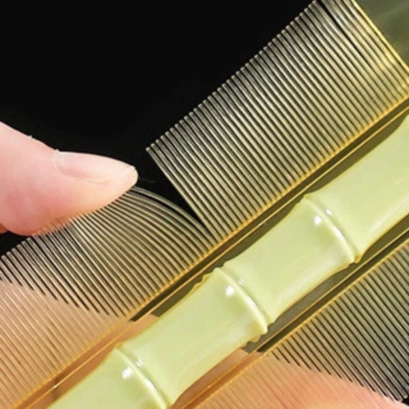 Double Sided Head Lice Comb Detachable Narrow Fine Tooth Head Lice Flea Removal Hair Comb Dandruff Removal For Styling Tools