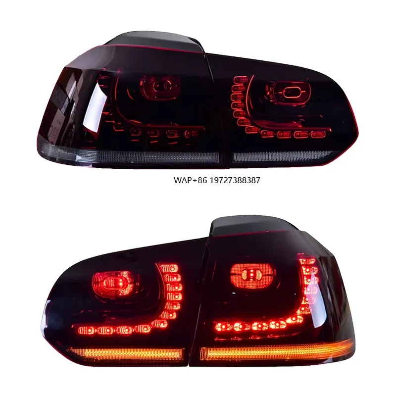 

New Arrival LED Rear Lamp Assembly for VW Golf 6 MK6 R20 2010-2012 Clear Lens Upgrade Tail Light