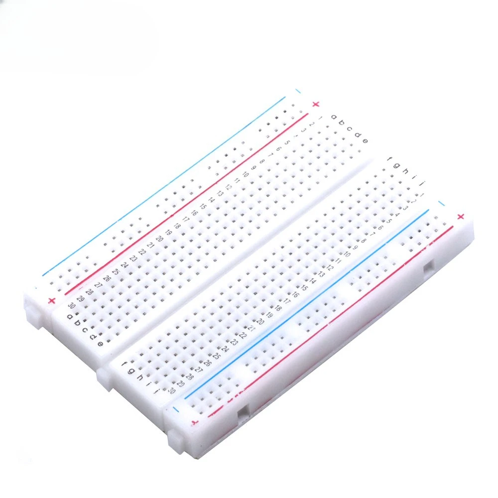 Mini Test Protoboard DIY Bread Board 400 Tie Points Holes Universal Solderless PCB Breadboard For Bus Test Circuit Board MB102
