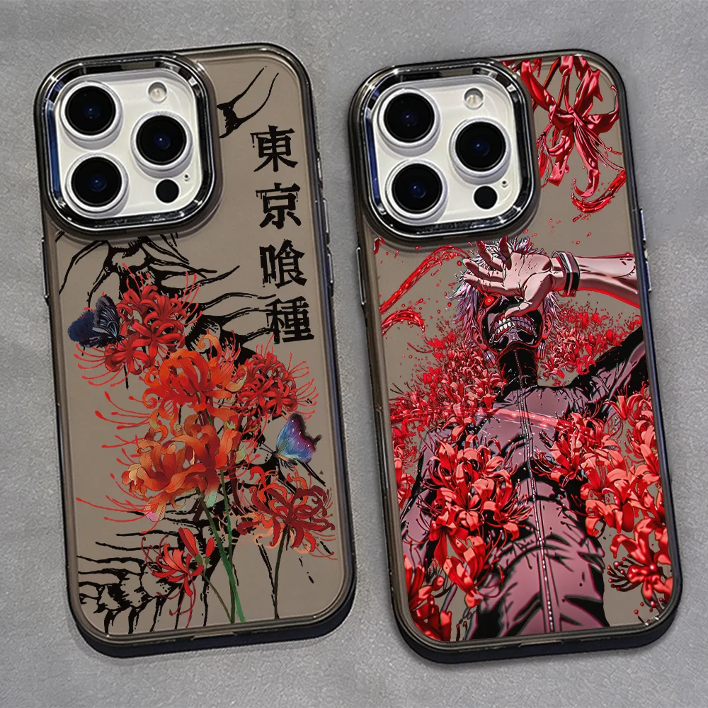 Anime Red Spider Lily T-Tokyo Ghouls Phone Case For Samsung Galaxy S25 S24 S23 S22 S21 S20 Note20 FE Ultra Edge Plus 4G 5G Cover