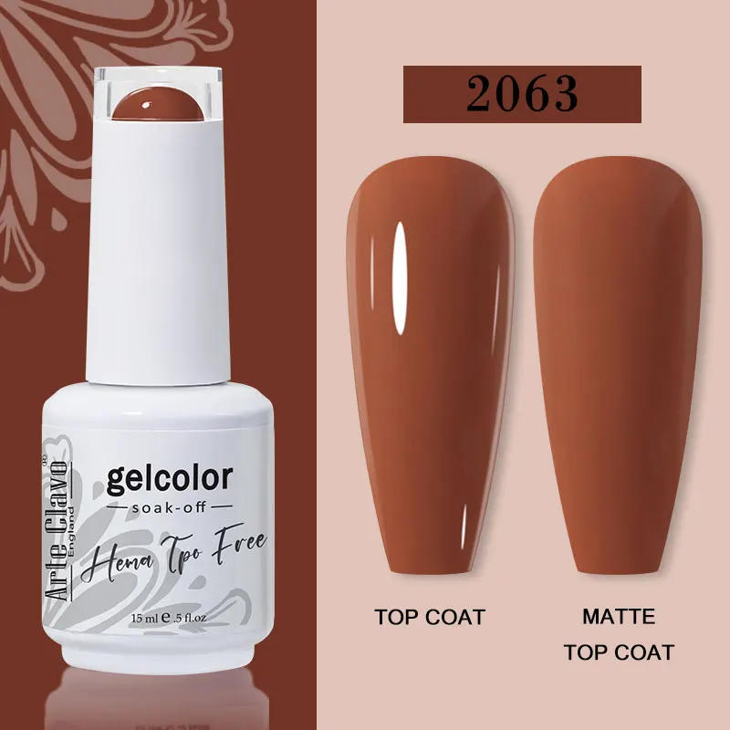 Arte Clavo 116 Kleuren Gel Nagellak 15 ml Kleurrijke Gel Semi Permanente Losweken UV Gel Nail Art DIY Ontwerp vernis Nagelbenodigdheden