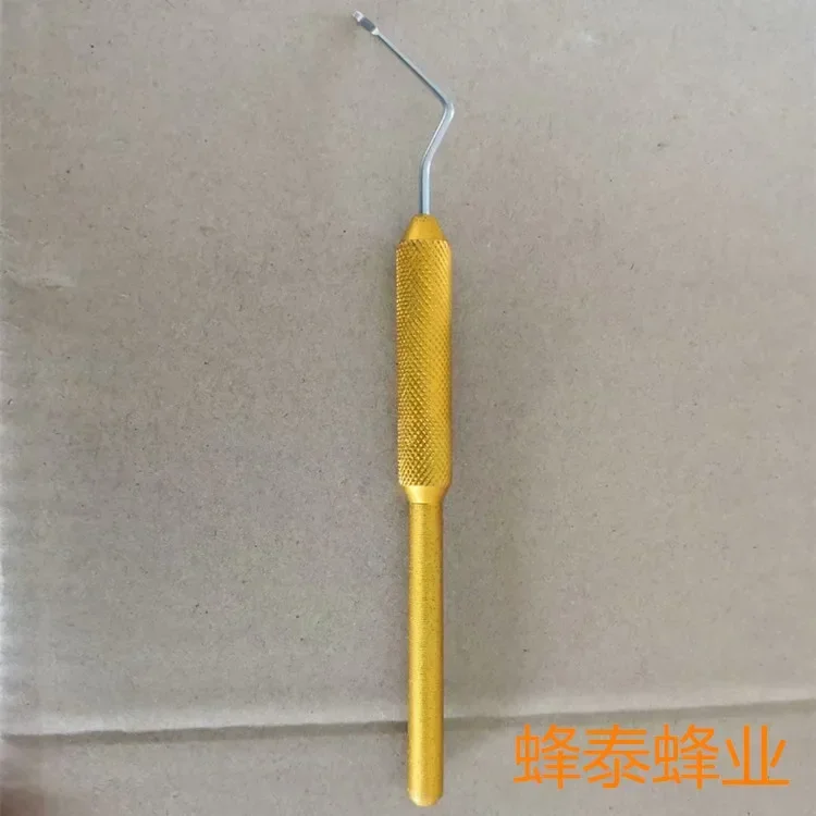 A 10 Pieces Of Sub-gold Stainless Steel Insect Transfer Needle Export Type Single Head Insect Transfer Tool Beekeeping Special B