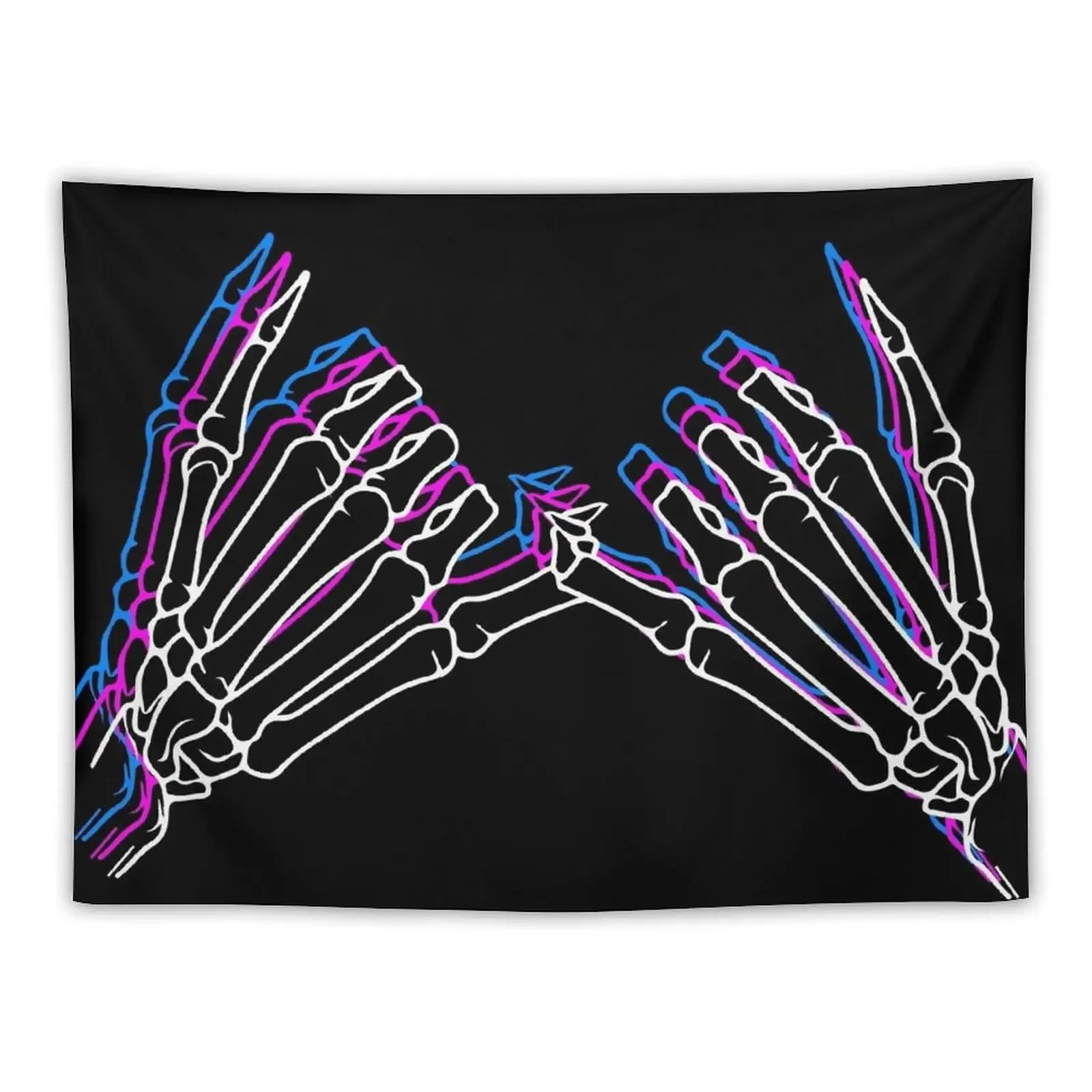 Skeleton Pinky Promise Tapestry Bedrooms Decor Wall Decoration Tapestry