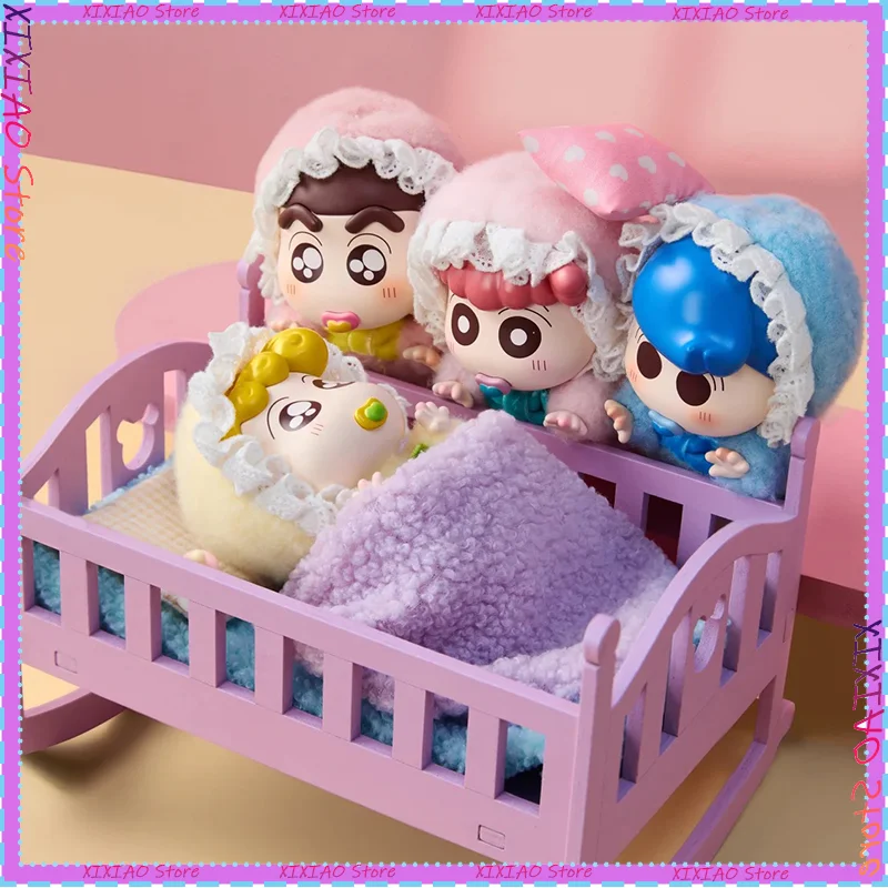 

Подлинная детская серия Kochava, слепая коробка, карандаш Шинчан, плюшевая игрушка, модная коллекционная подвесная кукла, украшения с подвеской, подарок для девочек