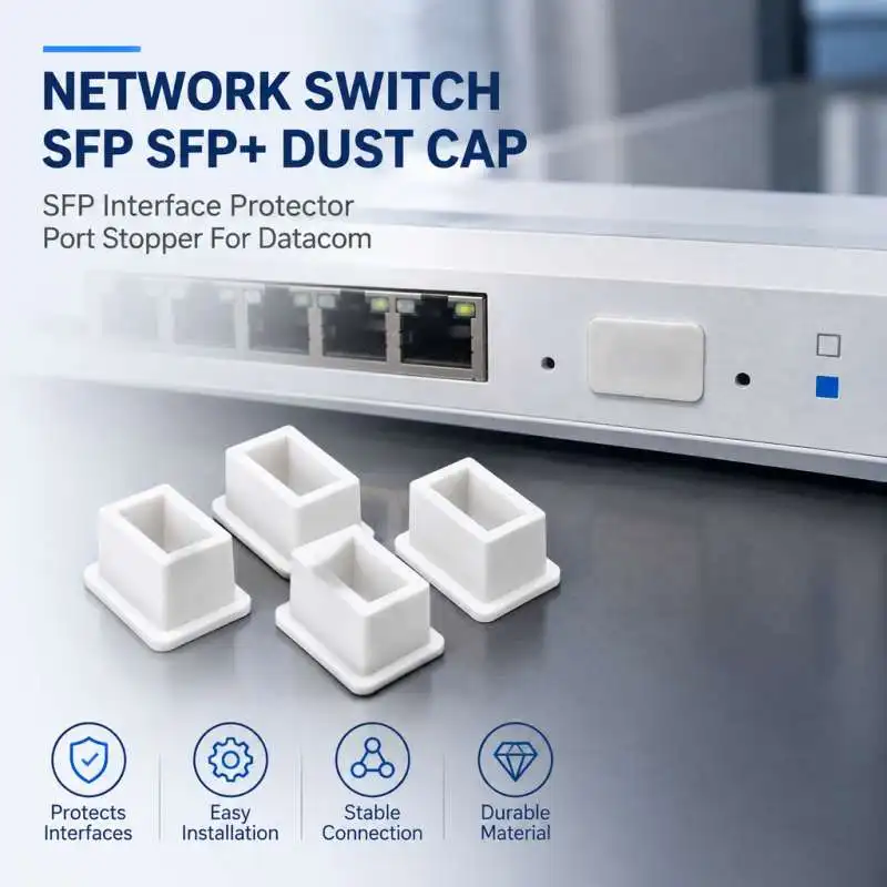 Network Switch SFP SFP+ Dust Cap SFP Interface Protector Port Stopper For Datacom