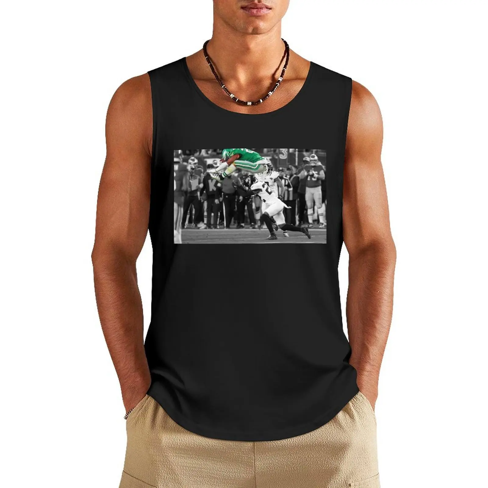 

Saquon Barkley Football Tank Top basketball clothing clothing men bodybuilding gym shirt man