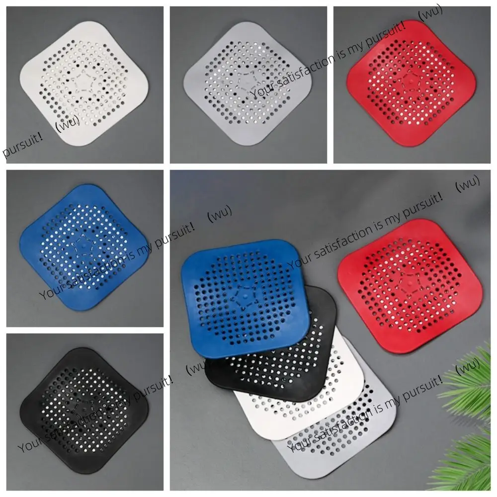 Portable Drain Hair Catcher Filter Sink Durable Wear-resistant Anti-blocking Mat Multifunction Anti-odor Deodorization
