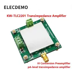 TLC2201 TIA transimpedance amplifier weak current measurement module IV conversion preamplifier silicon light detection