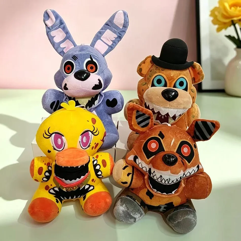 Five Nights at Freddy's FNaF, Lindo Peluche de Personajes de Dibujos Animados: Bonnie, Freddy, Foxy, Muñeco de Peluche, Regalo para Niños