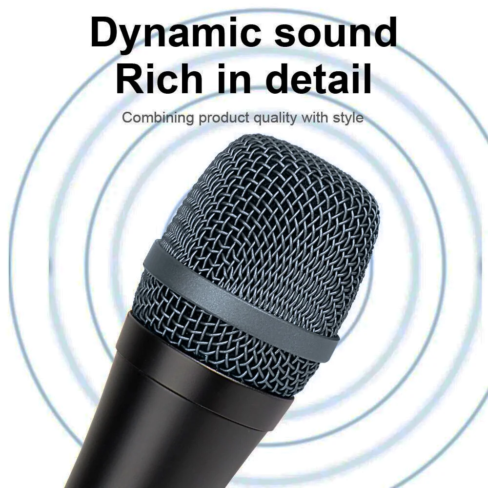 TAVOSOP 945 Wired Dynamic Super-Cardioid Vocal Microphone Handheld Mic for Live Vocals Karaoke Mic