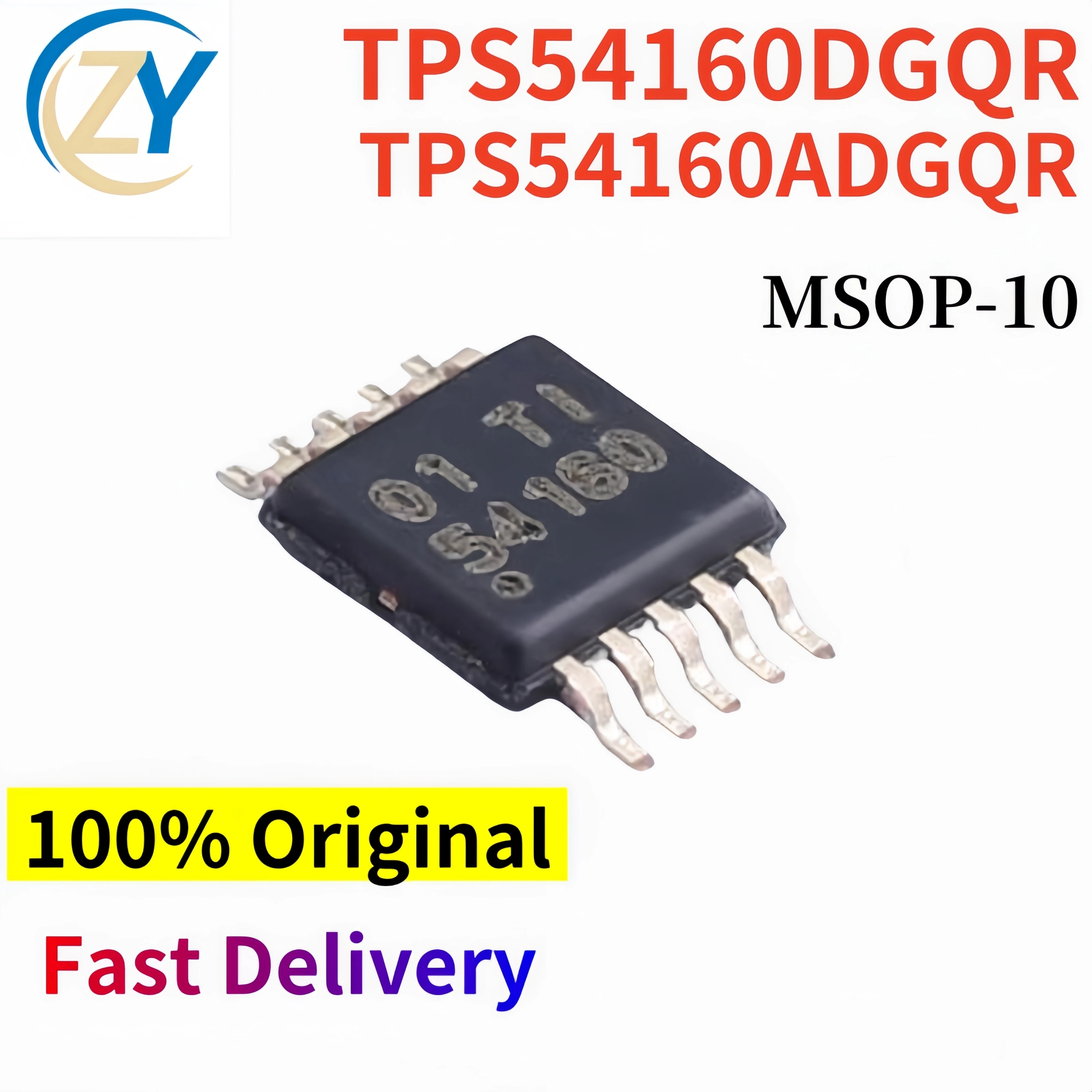 (5pcs) TPS54160 TPS54160DGQR TPS54160ADGQR MSOP10 Voltage Regulators 100% Original & In Stock