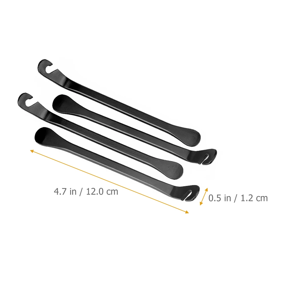 

4pcs Bike Tire Levers Heavy Duty 45 Steel Motorcycle Spoons Repair Tools Tire Lever Set Changing Tool Sturdy Durable