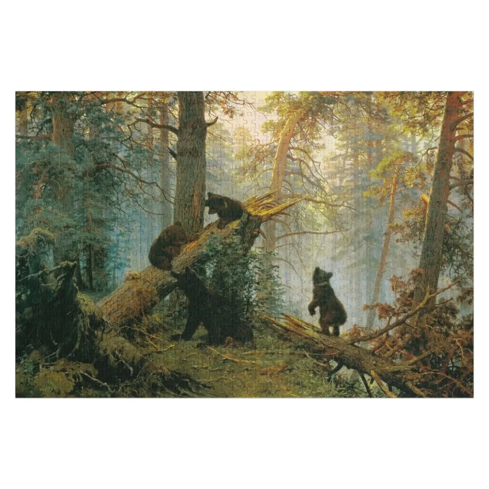 

Ivan Shishkin Morning in a Pine Forest Jigsaw Puzzle Christmas Toys Custom Puzzle